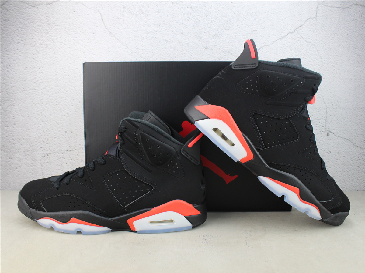 LJR Batch Air Jordan 6 Retro Black Infrared 384664 060